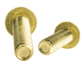 custom solid brass /carbon steel/aluminum slot bolts,head bolt